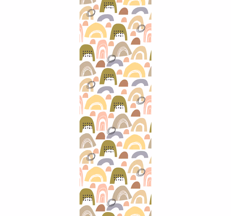 Carta da parati arcobaleno nordico - TenStickers