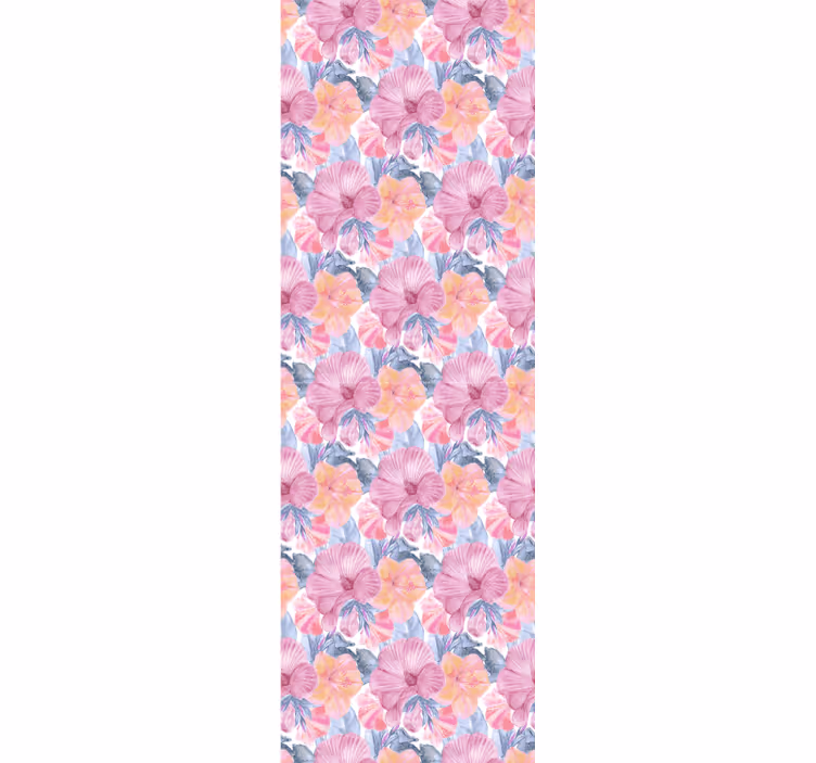 Carta da parati stile floreale colorato - TenStickers