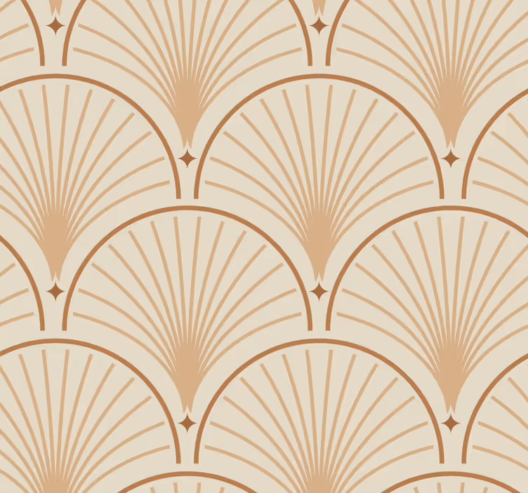 Carta da parati classica motivo art deco - TenStickers