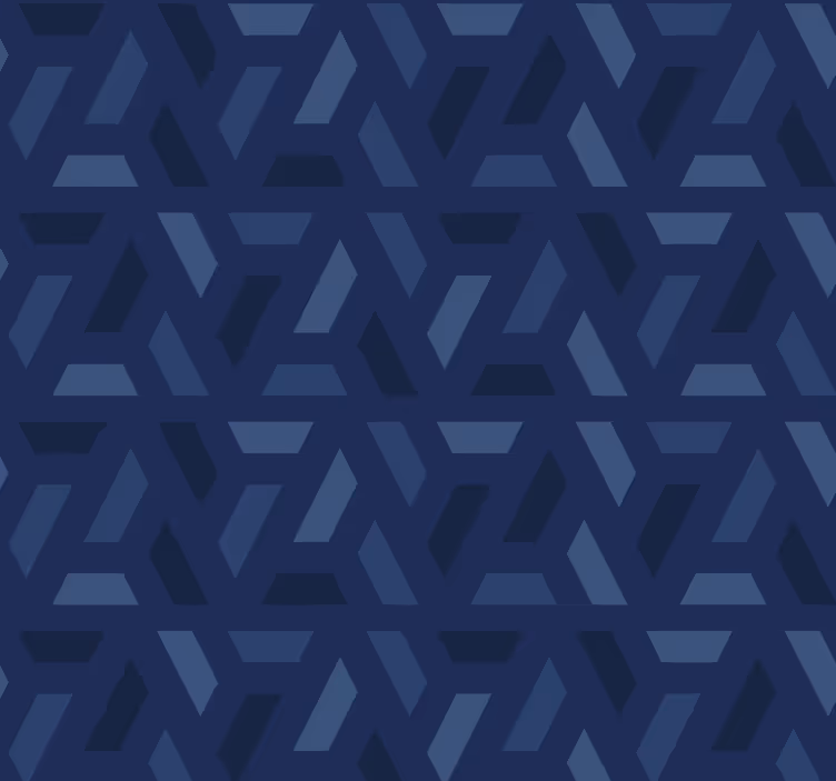 Carta da parati Navy UK motivo a triangoli - TenStickers