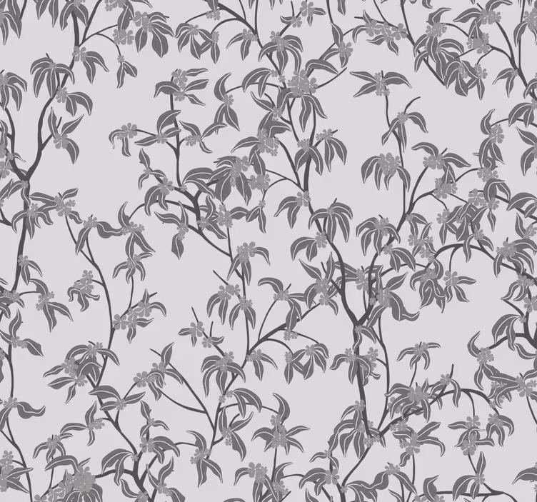 Carta da parati testata letto alberi minimalisti - TenStickers