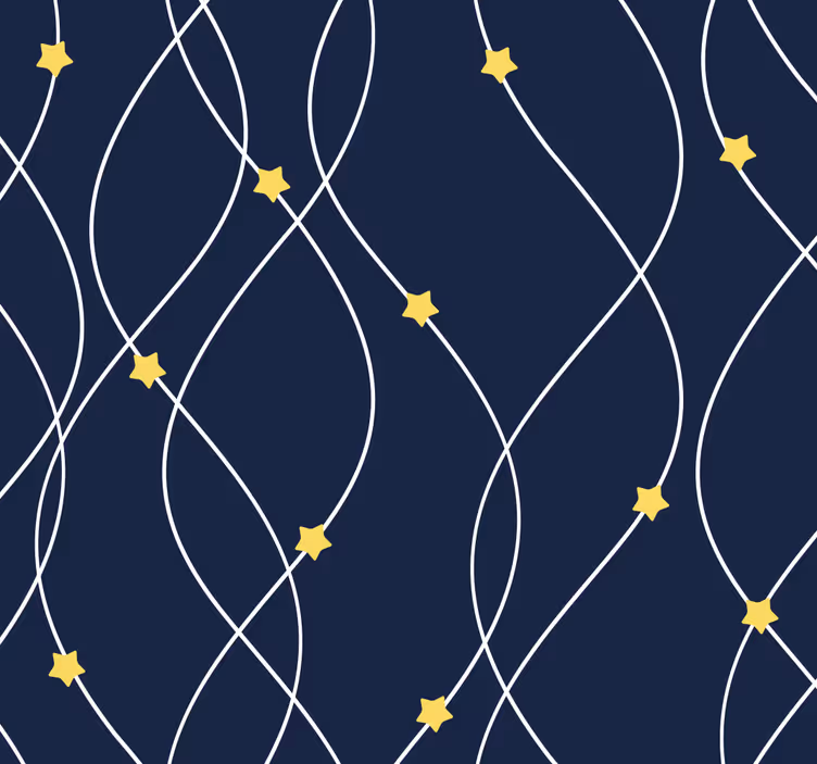 Carta da parati stelle decoro stellato geometrico - TenStickers