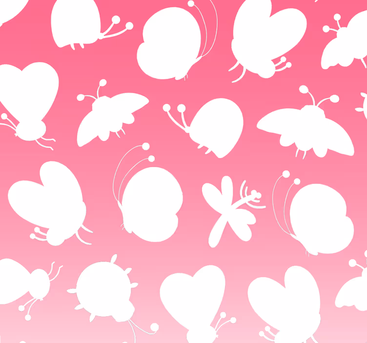 Carta da parati farfalle motivo a farfalla - TenStickers