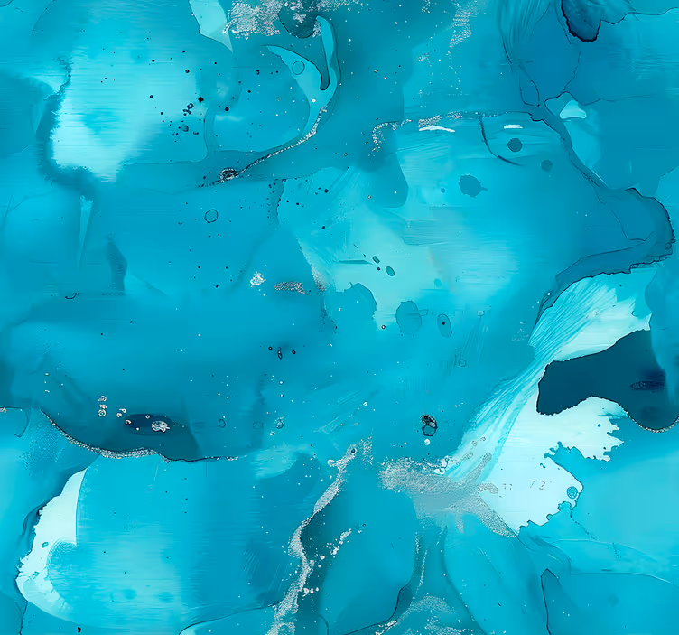 Carta da parati astratta onde blu - TenStickers