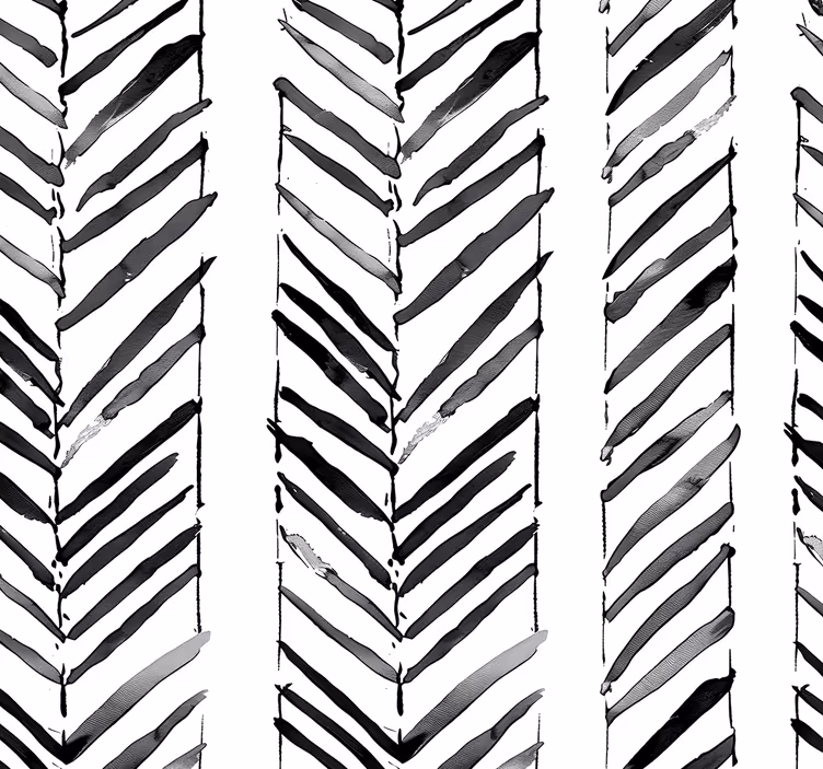 Carta da parati ufficio disegno geometrico in bianco e nero - TenStickers