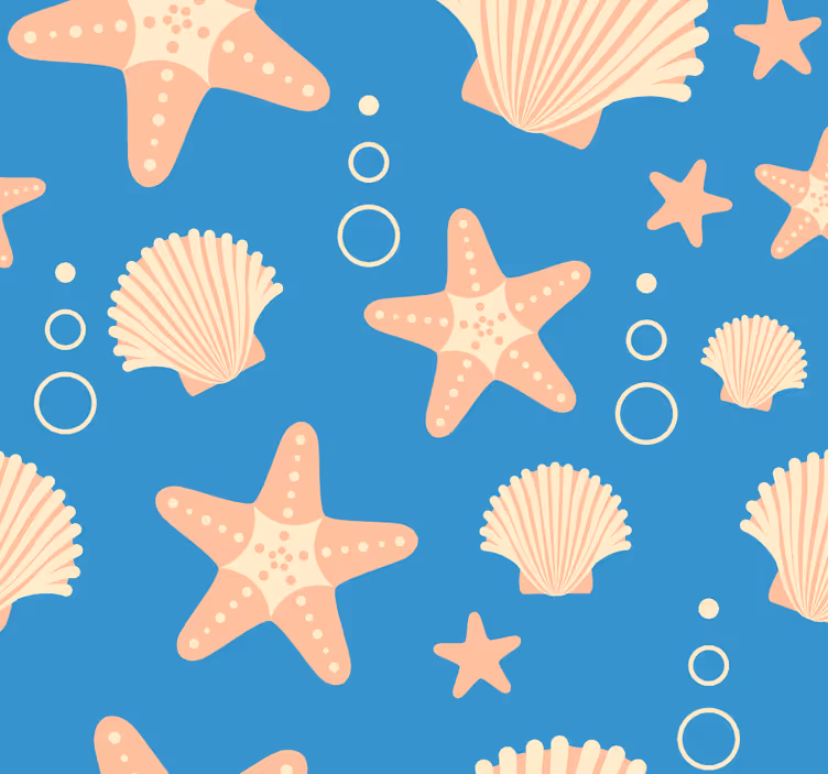 Carta da parati natura motivi marini - TenStickers