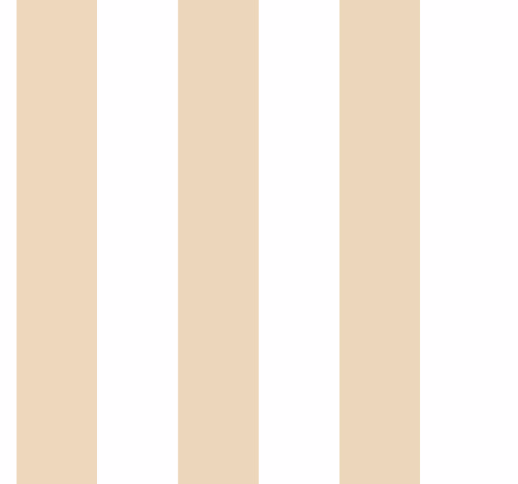 Carta da parati a righe verticali colori bianco e beige - TenStickers