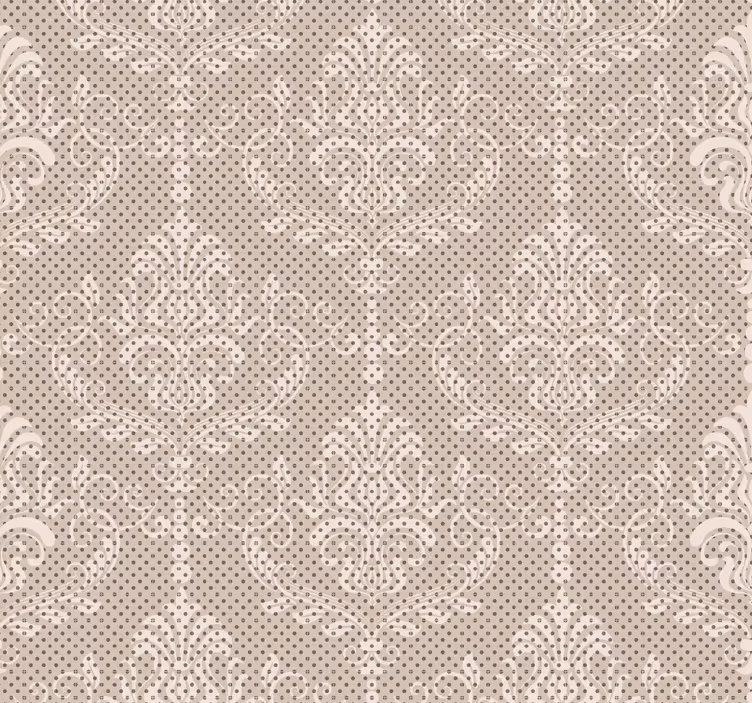 Carta da parati barocco damasco elegante - TenStickers