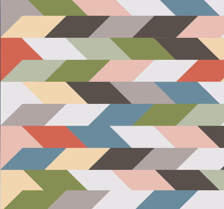Carta da parati geometrica disegno del modello geometrico - TenStickers