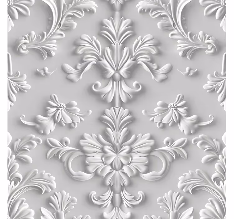 Carta da parati barocco effetto 3d - TenStickers