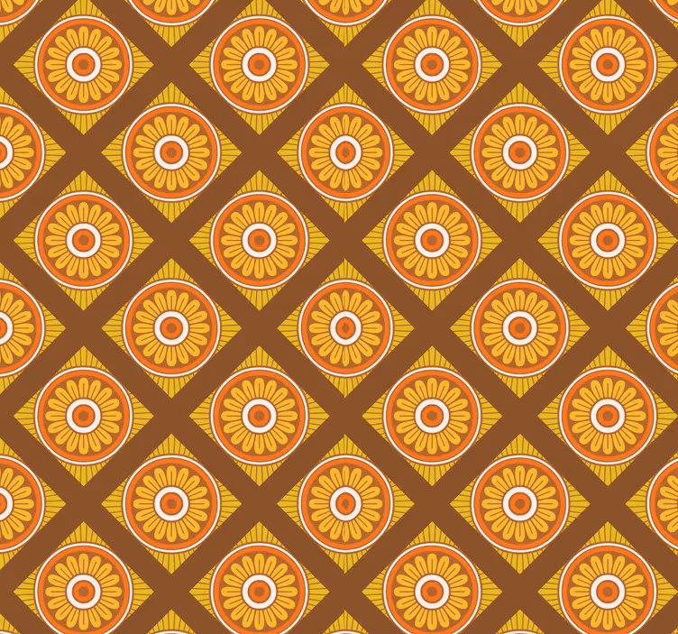 Carta da parati con margherite gialle - TenStickers