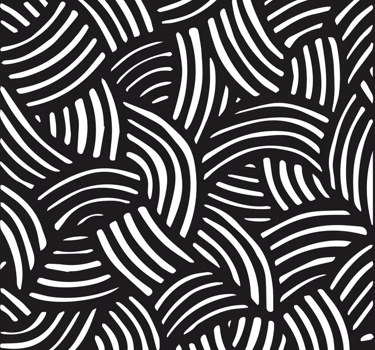 Carta da parati ufficio strisce curve - TenStickers