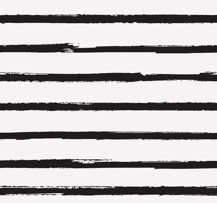 Carta da parati orizzontale Strisce nere minimaliste - TenStickers