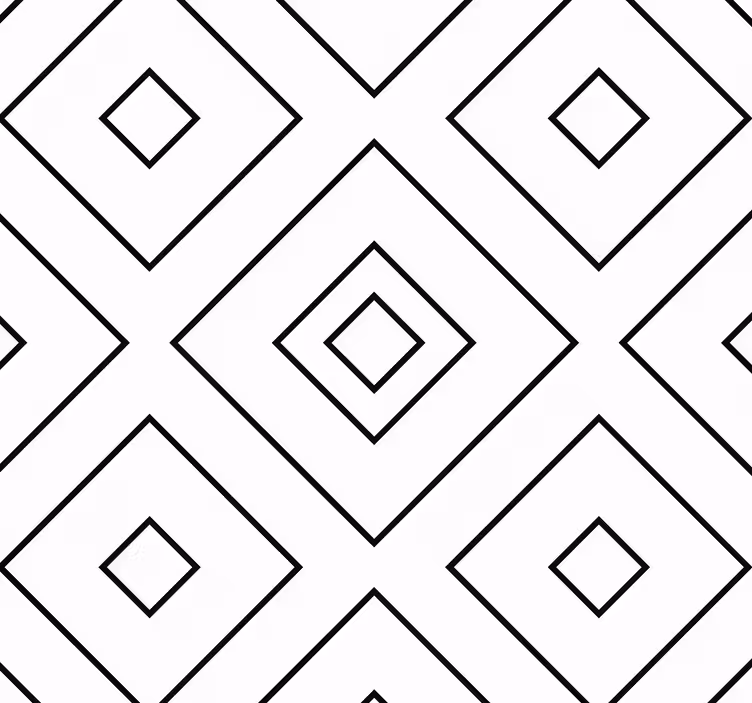 Carta da parati con rombi a linee - TenStickers