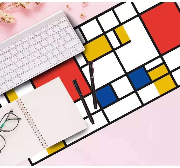 Tappetino mouse originale Arte geometrica mondrian - TenStickers
