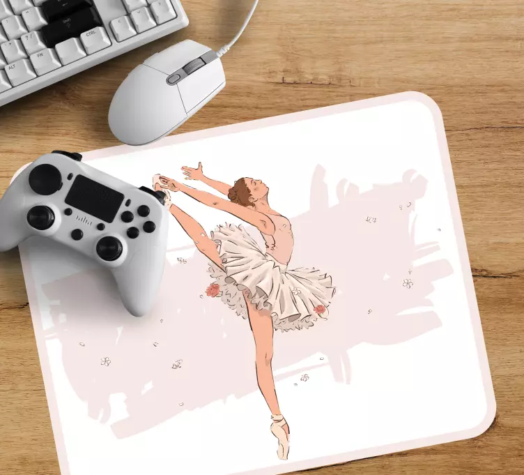 Tappetino mouse originale Bella ballerina - TenStickers