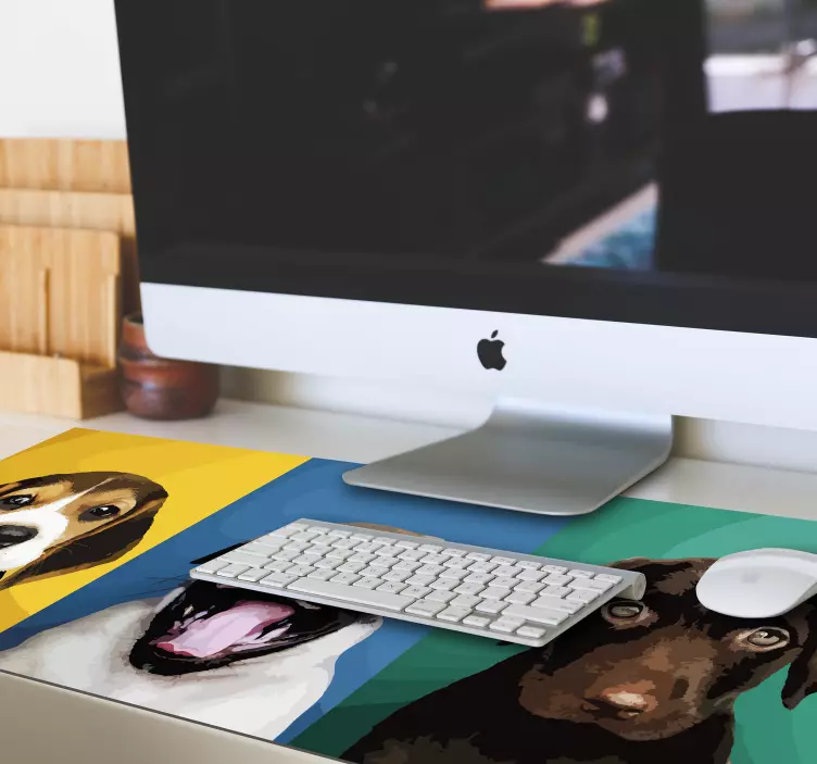 Tappetino mouse originale cani - TenStickers