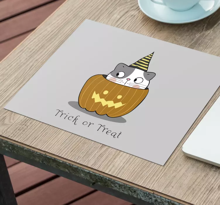 Simpatico tappetino per mouse in vinile di halloween - TenStickers