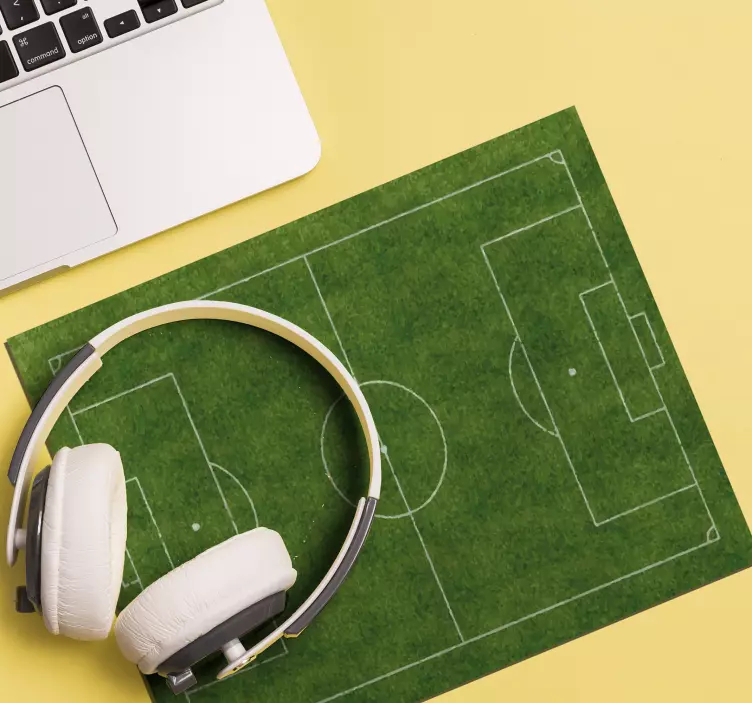 Tappetino mouse Campo da calcio - TenStickers