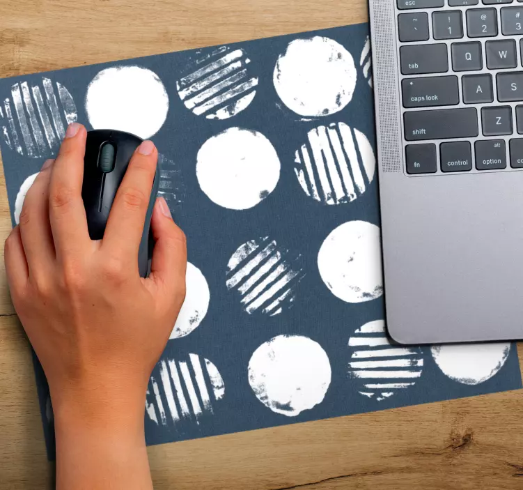 Tappetino mouse con motivi e texture a motivi circolari - TenStickers