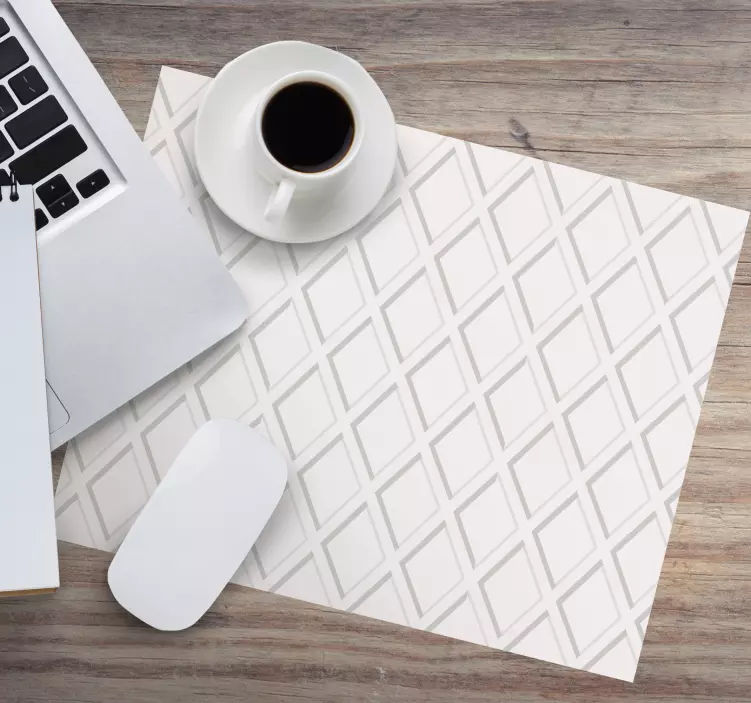 Tappetino mouse con motivi e texture a motivi diamantati - TenStickers