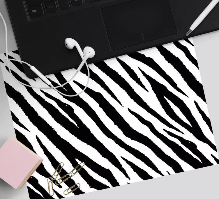 Tappetino mouse con motivi e texture a righe audaci - TenStickers