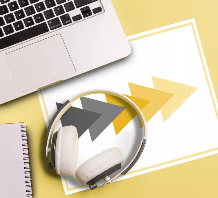 Tappetino mouse con motivi e texture frecce dinamiche - TenStickers