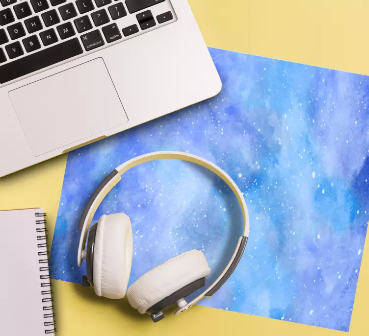 Tappetino mouse con motivi e texture galattica stellata - TenStickers