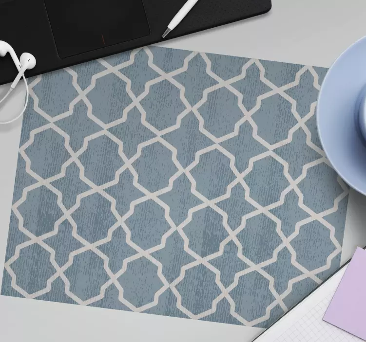 Tappetino mouse con motivi e texture geometrica elegante - TenStickers