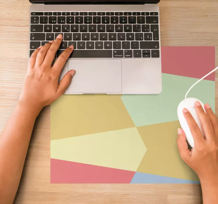 Tappetino mouse con motivi e texture geometrico astratto - TenStickers