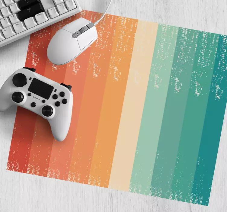 Tappetino mouse con motivi e texture gradientato colorato - TenStickers