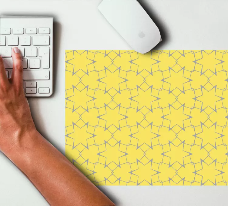Tappetino mouse con motivi e texture gradiente stelle - TenStickers