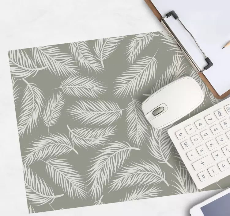 Tappetino mouse con motivi e texture ispirati al fogliame - TenStickers