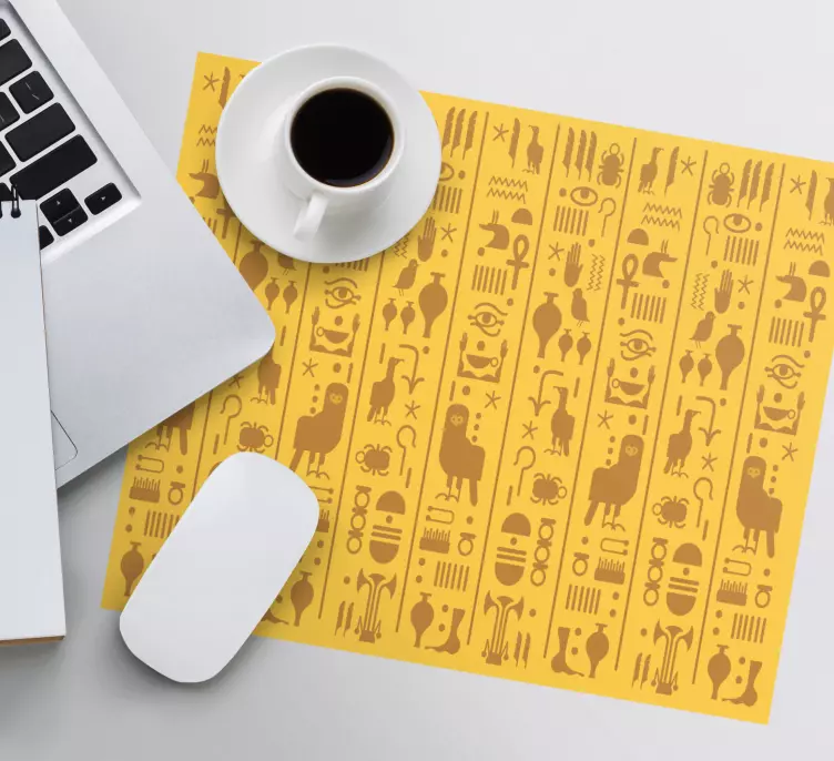 Tappetino mouse con motivi e texture motivo animale astratto - TenStickers