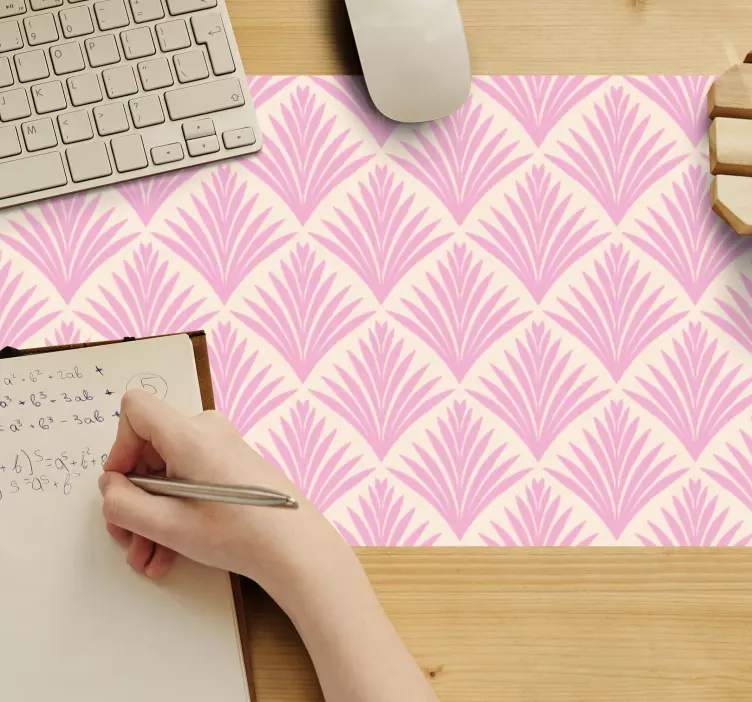 Tappetino mouse con motivi e texture motivo foglia elegante - TenStickers