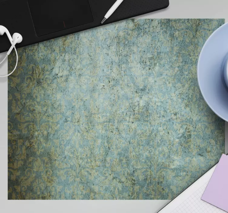 Tappetino mouse con motivi e texture motivo vintage elegante - TenStickers