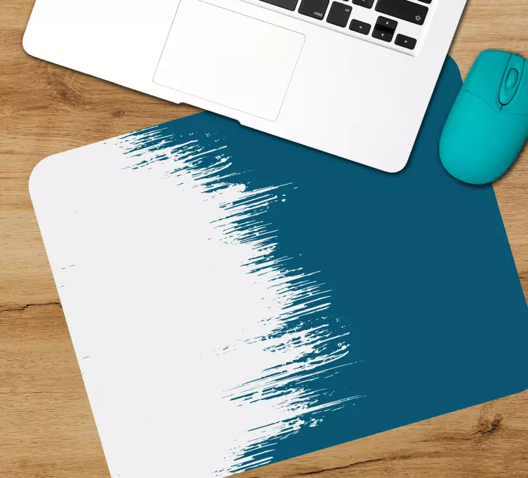 Tappetino mouse con motivi e texture pennellate - TenStickers