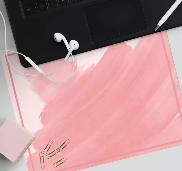 Tappetino mouse con motivi e texture pennellate morbide - TenStickers