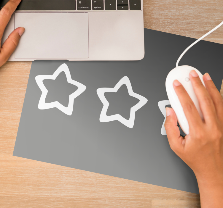 Tappetino mouse con motivi e texture stelle alla moda - TenStickers