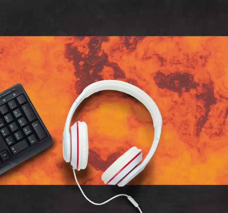 Tappetino mouse con motivi e texture superficie marmo - TenStickers