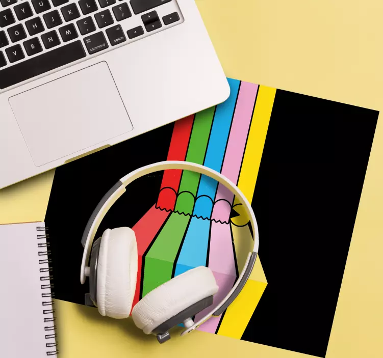 Tappetino mouse gaming design matite colorate - TenStickers