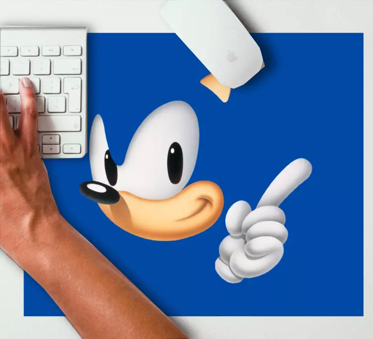 Tappetino mouse gaming figura animata gioiosa - TenStickers