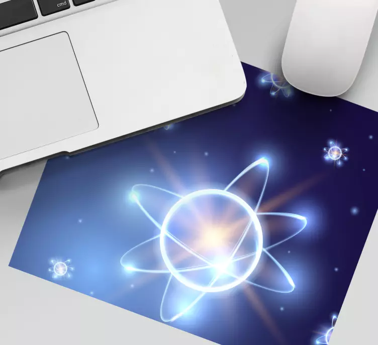 Tappetino mouse gaming luce particella atomica - TenStickers