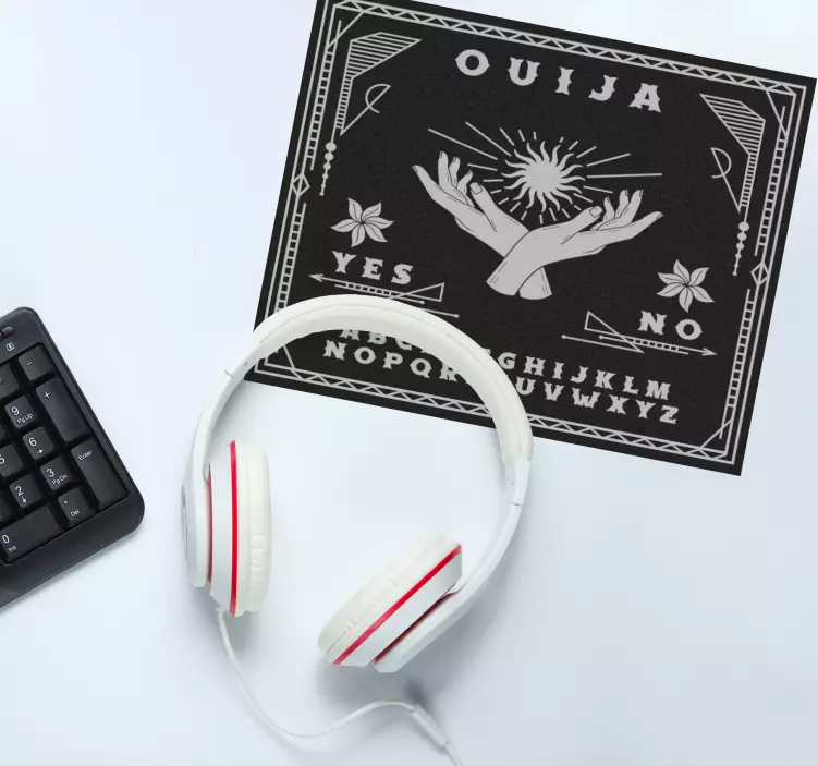 Tappetino mouse gaming mani della ouija - TenStickers