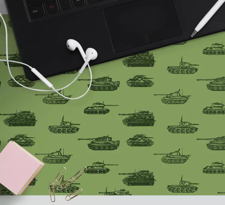 Tappetino mouse gaming modello di veicolo militare - TenStickers
