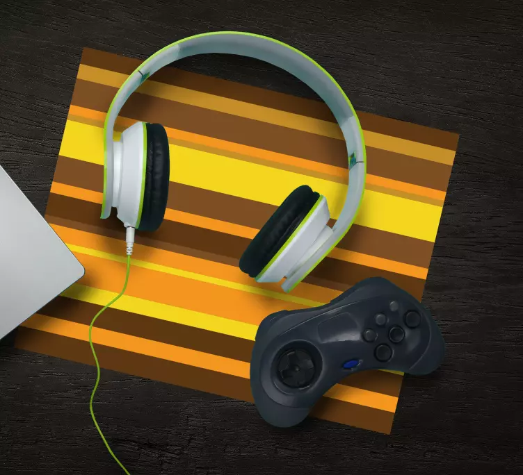 Tappetino mouse gaming motivo righe audaci - TenStickers