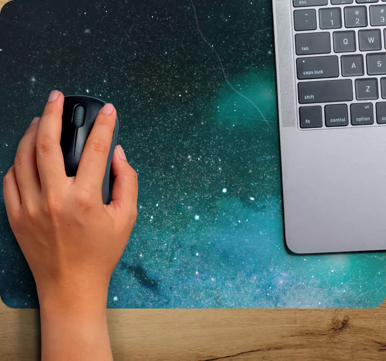 Tappetino mouse gaming polvere di stelle cosmica visiva - TenStickers
