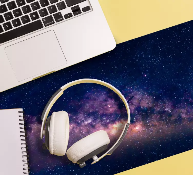 Tappetino mouse mappamondo design cielo cosmico - TenStickers