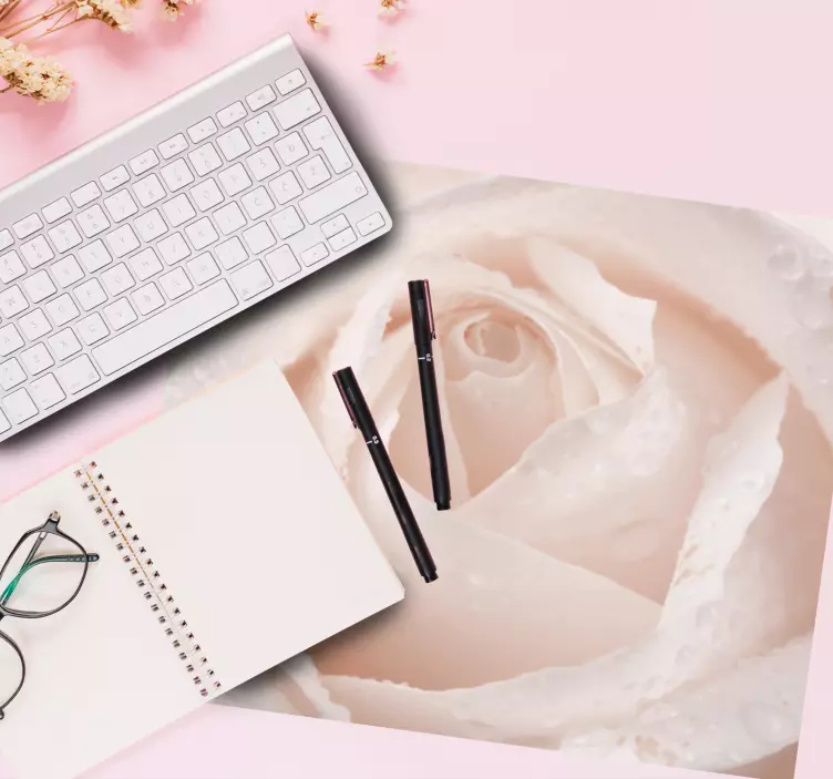 Tappetino mouse originale fiorellini delicati - TenStickers