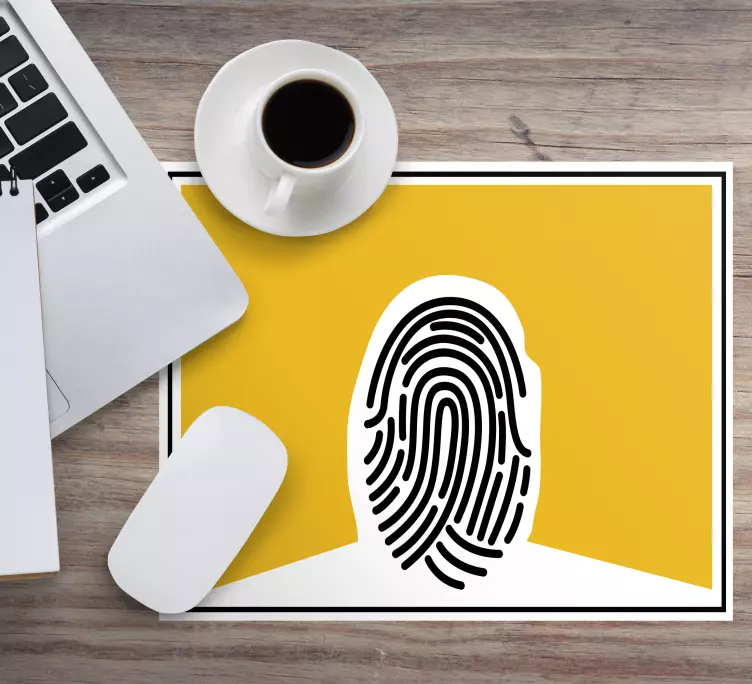 Tappetino mouse originale forma impronta unica - TenStickers